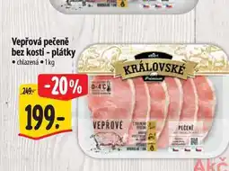 Albert Vepřová pečeně bez kosti - plátky 1 kg nabídka