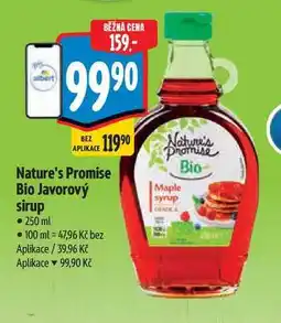 Albert Nature's Promise Bio Javorový sirup 250 ml nabídka
