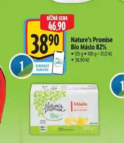 Albert Nature's Promise Bio Máslo 82% 125 g nabídka