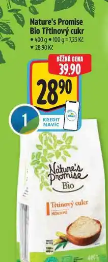 Albert Nature's Promise Bio Třtinový cukr 400 g nabídka