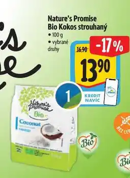 Albert Nature's Promise Bio Kokos strouhaný 100 g nabídka