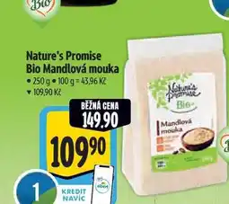 Albert Nature's Promise Bio Mandlová mouka 100 g nabídka
