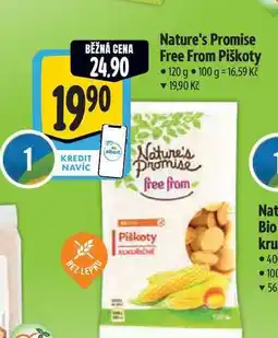 Albert Nature's Promise Free From Piškoty 120 g nabídka