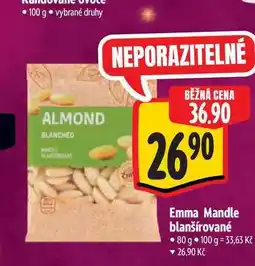 Albert Emma Mandle blanšírované 80 g nabídka