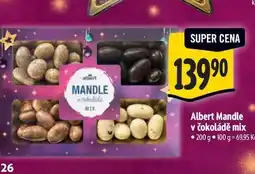 Albert Albert Mandle v čokoládě mix 200 g nabídka