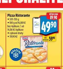 Albert Pizza Ristorante 320-355 g nabídka