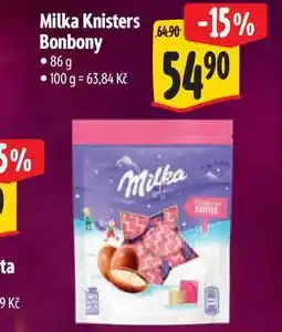 Albert Milka Knisters Bonbony 86 g nabídka