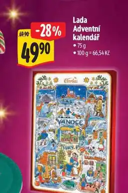 Albert Lada Adventní kalendář 75g nabídka