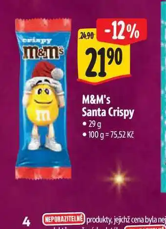 Albert M&M's Santa Crispy 29 g nabídka
