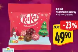 Albert Kit Kat Vánoční mini kuličky 91 g nabídka