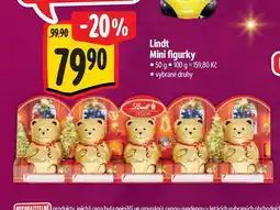 Albert Lindt Mini figurky 50 g nabídka