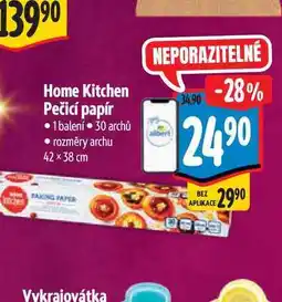 Albert Home Kitchen Pečicí papír 1 balení 30 archů nabídka