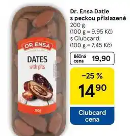 Tesco Dr. Ensa Datle s peckou přislazené, 200 g nabídka