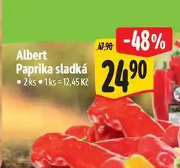 Albert Albert Paprika sladká 2 ks nabídka