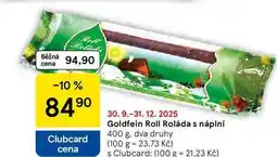 Tesco Goldfein Roll Roláda s náplní, 400 g nabídka