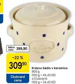 Tesco Krásno Sádlo v keramice, 900 g nabídka