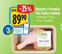 Albert Nature's Promise Bio Kuřecí stehno 350 g nabídka