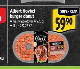Albert Albert Hovězí burger donut 220 g nabídka