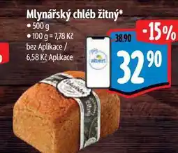 Albert Mlynářský chléb žitný 500 g nabídka
