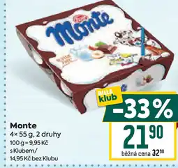 Billa Zott Monte nabídka