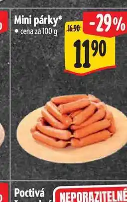 Albert Mini párky 100 g nabídka