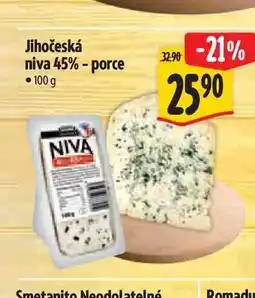 Albert Jihočeská niva 45% - porce 100 g nabídka