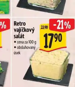 Albert Retro vajíčkový salát 100 g nabídka