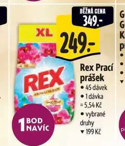 Albert Rex Prací prášek 45 dávek nabídka