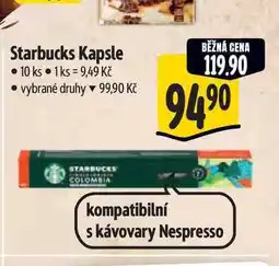 Albert Starbucks Kapsle 10 ks nabídka