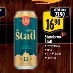 Albert Starobrno Štatl 0,5 l nabídka