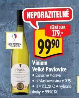 Albert Vinium Velké Pavlovice 0,75 l nabídka
