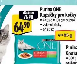 Albert Purina ONE Kapsičky pro kočky 4x 85 g nabídka