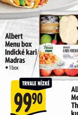 Albert Albert Menu box Indické kari 1 box nabídka