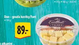 Albert Duo-gouda kostky/fuet 100 g nabídka