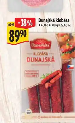 Albert Dunajská klobása 400 g nabídka