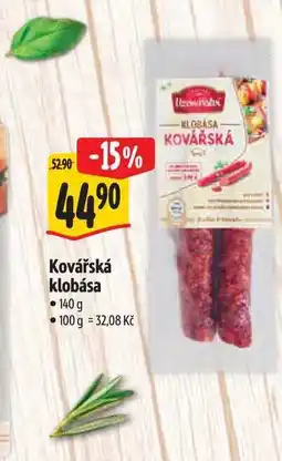 Albert Kovářská klobása 140 g nabídka