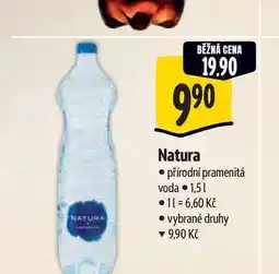 Albert Natura přírodní pramenitá voda 1,5 l nabídka