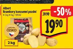 Albert Albert Brambory konzumní pozdní 2kg nabídka