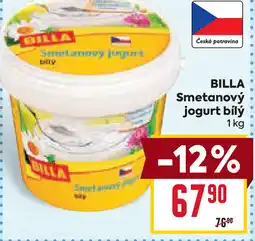 Billa BILLA Smetanový jogurt bílý nabídka
