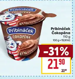 Billa Pribináček Čokopěna nabídka