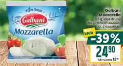 Billa Galbani Mozzarella nabídka