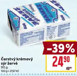 Billa Čerstvý krémový sýr žervé nabídka