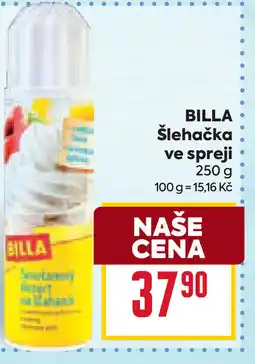 Billa BILLA Šlehačka ve spreji nabídka