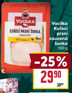 Billa Vocilka Kuřecí prsní zauzená šunka nabídka