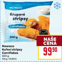 Billa Nowaco Kuřecí stripsy Cornflakes nabídka
