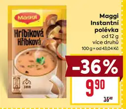 Billa Maggi Instantní polévka nabídka