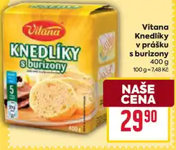Billa Vitana Knedlíky v prášku s burizony nabídka