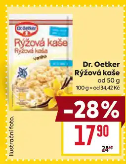 Billa Dr. Oetker Rýžová kaše nabídka