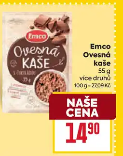 Billa Emco Ovesná kaše nabídka