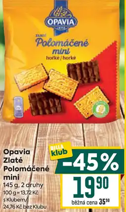 Billa Opavia Zlaté Polomáčené mini nabídka